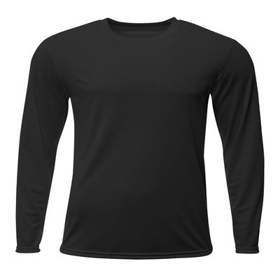 A4 Sprint Long Sleeve Tee Black 3XL