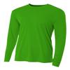 A4 Cooling Performance Long Sleeve Crew Kelly XL view 1
