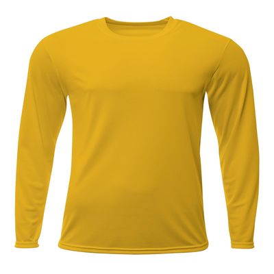 A4 Sprint Long Sleeve Tee Gold L