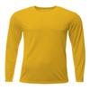 A4 Sprint Long Sleeve Tee Gold L view 1