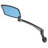 BriskMore Handlebar Bike Mirror, Anti-Glare Blue Convex Glass Lens for Flat Handlebars, Scratch Resistant, Ajustable And Rotatable Safe Rearview Bicycle Mirror Only for Left Side BT-016LB view 1