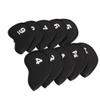 Golf Head Covers Club Iron Putter Head Protector Set Neoprene Golf Putter Cover Black view 1