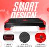 Yes4All 2-in-1 Adjustable Aerobic Stepper with Half Round Legs for Home Workout, Step Exercise & Balance Training - Red view 3