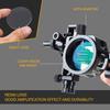 SOPOGER Archery Bow Sight for Compound Bows Target Hunting Single Pin or 5 Pin Bow Sight with 6X 1.75 Scope Lens Long Bar Right Hand for Quicker Sight Acquisition - Combos Available (5 Pin(6X) view 3