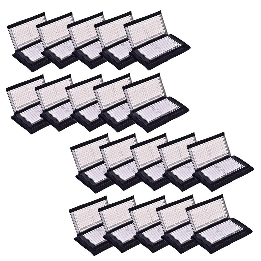 Careworx 20 Pack Play Wristband (Youth) with Triple Windows Perfect for Football Plays, Softball Signs & Baseball (20 Pack) (Black)