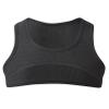 Fldy Mens Sexy Sleeveless Muscle Half Tank Top Vest T-Shirts Sports Bras Crop Tops Sport Chest Harness Black Medium view 3