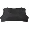 Fldy Mens Sexy Sleeveless Muscle Half Tank Top Vest T-Shirts Sports Bras Crop Tops Sport Chest Harness Black Medium view 4