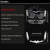 Runworld Sports Basketball Glasses Anti-Fog Safety Protective Goggles for Adult Men Youth Soccer Tennis Dribbling Eyewear (Transparent Grey) view 2