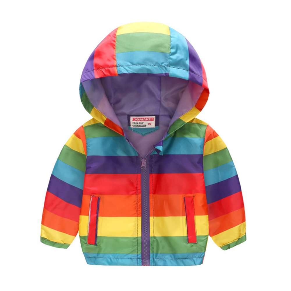 Moonker Baby Jacket 1-5 Years Old,Toddler Girls Boys Children Cartoon Print Zipper Hoodie Wind Coat Outwear Clothes MK29457