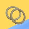 INOOMP A Pair of Gymnastic Rings Rings for Full Body Strength and Muscular Bodyweight Training Cross- Training Workouts (28mm) Goods view 2