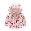 Moonker Baby Jacket 1-5 Years Old,Toddler Girls Boys Children Cartoon Print Zipper Hoodie Wind Coat Outwear Clothes MK29454 view 1