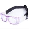 Runworld Sports Goggles Anti-Fog Protective Safety Basketball Glasses for Men Soccer Tennis Racketball Dribbling Eyewear (Transparent Purple) view 1