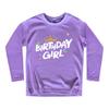 Birthday Girl Shirt Crown 1st First 2nd Two 3rd 4th 5th Toddler Birthday Outfit (Purple - Long Sleeve, 7 Years) view 1