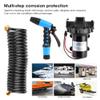 Arsor RV Water Pump, 12V 70 PSI 5.0 GPM 18.9 LPM 4.8 BAR Washdown Deck Wash Pump Kit with Coiled Hose and Pressure Protection Self Priming Water Pressure Pump for Rv Boat Marine Yacht Caravan view 2