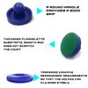 INSCOOL Air Hockey Pushers and Air Hockey Pucks Paddles, Goal Handles Paddles Replacement Accessories for Game Tables(4 Blue and Black Pushers, 8 Blue and Black Pucks) view 3