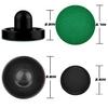 INSCOOL Air Hockey Pushers and Air Hockey Pucks Paddles, Goal Handles Paddles Replacement Accessories for Game Tables(4 Blue and Black Pushers, 8 Blue and Black Pucks) view 4