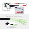 Runworld Sports Goggles Anti-Fog Safety Protective Basketball Glasses for Adults Youth Soccer Tennis Dribbling Eyewear (Black) view 3