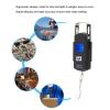 Joyzan Digital Fish Scale, Hanging Luggage Weighing Scale Backlit LCD Pocket 110lb Portable Hook Measuring Tape Electronic Balance Men Home Outdoor Farm Gifts Hunting Multi Units Kg Oz Lb Jin view 2
