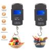 Joyzan Digital Fish Scale, Hanging Luggage Weighing Scale Backlit LCD Pocket 110lb Portable Hook Measuring Tape Electronic Balance Men Home Outdoor Farm Gifts Hunting Multi Units Kg Oz Lb Jin view 3