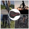 Bicycle Saddle Pad,Bike Seat Cover , Bike Saddle Cushion, Shock Absorption Bicycle Saddle Cushion Padwith Reflective Strip for Exercise, Mountain, Road, Stationary Spin Bike, Bike Seat Cover ,Bic view 2