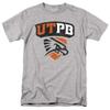 The University of Texas Permian Basin Official Distressed Primary Logo Unisex Adult T Shirt,Athletic Heather, 4X-Large view 1
