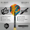 RED DRAGON Peter Wright 'Snakebite' v Gerwyn Price 'Iceman' DWC Brass Darts Set with Flights and Shafts (Stems) view 3
