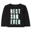 The Children's Place Baby-Boys and Toddler Assorted Everyday Long Sleeve Graphic T-Shirts Best Son Ever 12-18MOS view 1
