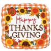 burton+BURTON 18" Thanksgiving Buffalo Plaid Square view 1