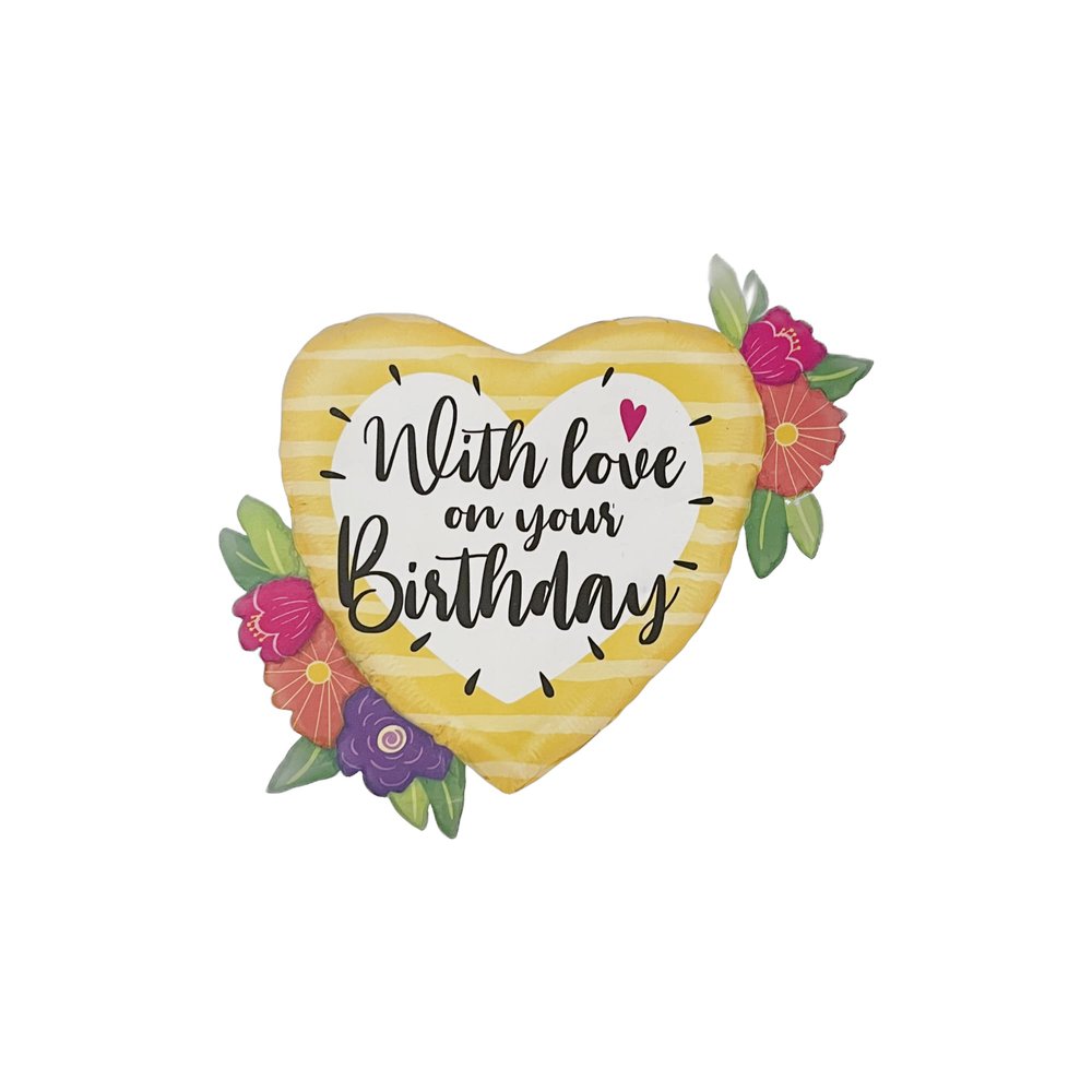 burton + BURTON 35" PKG with Love Birthday Flowers
