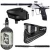 Action Village Dangerous Power Fusion Elite Insane Paintball Gun Package Kit (Tank Size: 68/4500, Silver/Black)