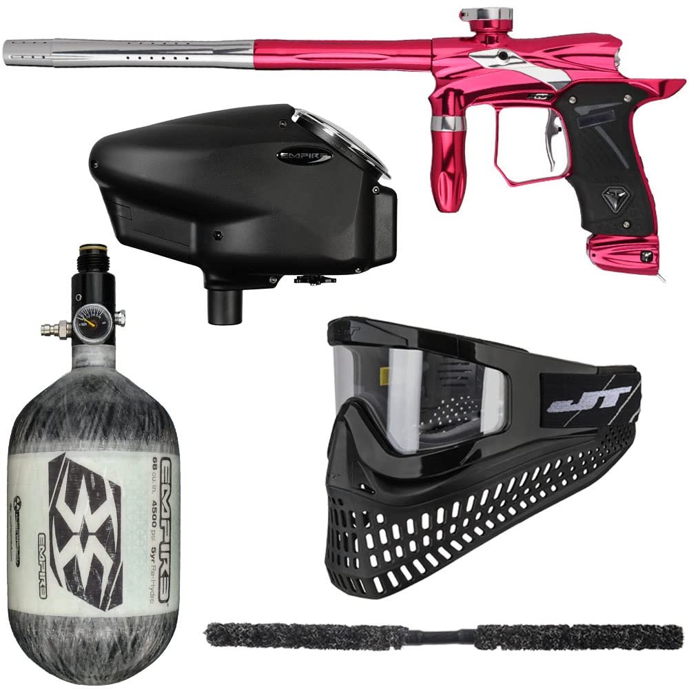Action Village Dangerous Power G5 Spec-R Insane Paintball Gun Package Kit (Tank Size: 68/4500, Solar Flare)