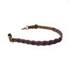 Showman Argentina Cow Leather Wither Strap w/Color Braided Leather Accent (Purple) view 1