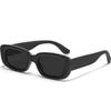 AWGSEE Retro Rectangle Kids Sunglasses 90s Vintage Fashion Narrow Square Frame Glasses Shades for Girls Boys UV Protection view 1
