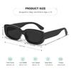 AWGSEE Retro Rectangle Kids Sunglasses 90s Vintage Fashion Narrow Square Frame Glasses Shades for Girls Boys UV Protection view 3