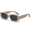 AWGSEE Retro Rectangle Kids Sunglasses 90s Vintage Fashion Narrow Square Frame Glasses Shades for Girls Boys UV Protection view 1