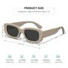 AWGSEE Retro Rectangle Kids Sunglasses 90s Vintage Fashion Narrow Square Frame Glasses Shades for Girls Boys UV Protection view 3