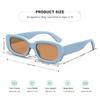 AWGSEE Retro Rectangle Kids Sunglasses 90s Vintage Fashion Narrow Square Frame Glasses Shades for Girls Boys UV Protection view 3