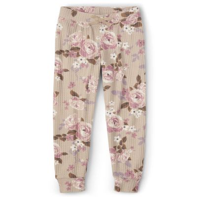The Children's Place girls Cozy Sweatpants Pants, Latte, XX-Large US
