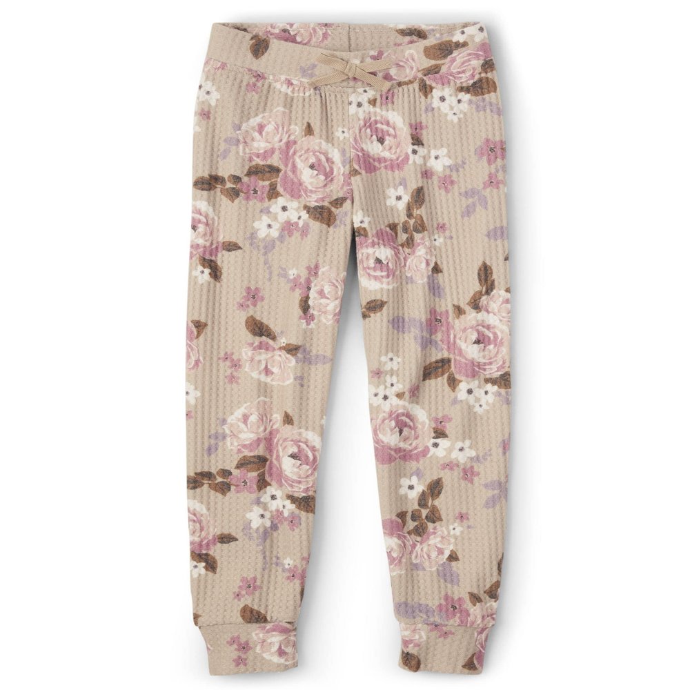 The Children's Place girls Cozy Sweatpants Pants, Latte, XX-Large US