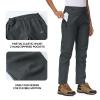YSENTO Women's Fleece Lined Pants Winter Snow Ski Waterproof Insulated Softshell Hiking Mountain Pants Dark Grey Size L view 4
