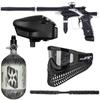 Action Village Dangerous Power Fusion Elite Insane Paintball Gun Package Kit (Tank Size: 68/4500, Black/Silver)