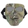 Airsoft Mask Halloween Skull Full Face Mask, Airsoft Paintball BB Gun Game Mask view 1