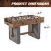 Barrington 3-in-1 Combination Game Table 54, Foosball, Air-Powered Hockey and Table Tennis Combo Table, Multi Game Table Perfect for Family Game Rooms, All-in-One Arcade Table view 2