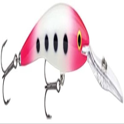 Rapala Deep Tail Dancer Crankbait, Deep Diving Hard Bait, Walleye Trout and Salmon Fishing Lure, 4-3/8", Glow Pink Squirrel