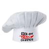 Hyzrz Funny Chef Hat - Chili Cook Off Champion - Adjustable Kitchen Cooking Hat for Men & Women (White) view 1