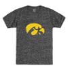 Little King Knobby NCAA Big Logo Toddler T-Shirt-Boys & Girls-Iowa-Heathered Black-4T view 3