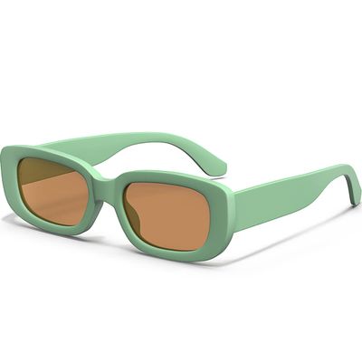 AWGSEE Retro Rectangle Kids Sunglasses 90s Vintage Fashion Narrow Square Frame Glasses Shades for Girls Boys UV Protection