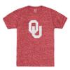 Little King Knobby NCAA Big Logo Toddler T-Shirt-Boys & Girls-Oklahoma-Heathered Crimson-4T view 3