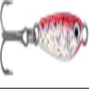 VMC Bull Spoon 1/32 oz Glow Red Shiner view 1