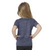 Little King Knobby NCAA Big Logo Toddler T-Shirt-Boys & Girls-Auburn-Heathered Navy-4T view 2